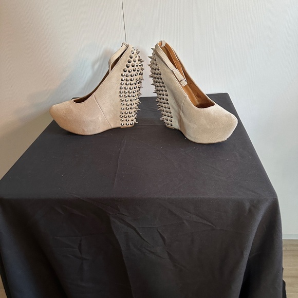 Sexy Jeffrey Campbell spiked  platform wedges  style- Aubrey 8 😍😍😍😍 - Picture 12 of 13
